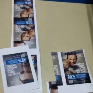 Impresión en papel couche de 135grs