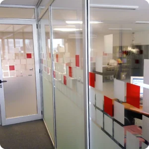 Corte de vinil esmerilado