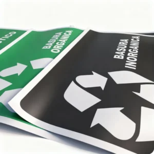 Impresión en vinil adhesivo mate