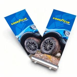 Rollup en tela sarga